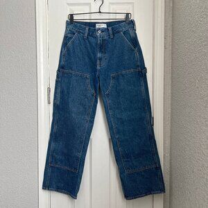 NWOT Abercrombie & Fitch Curve Love Mid Rise Slouchy Jean - Size 28W/6S